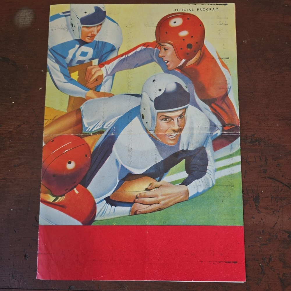 1950s YOKOHAMA High School YO-HI vs NARIMASU Football Game Brochure JAPAN